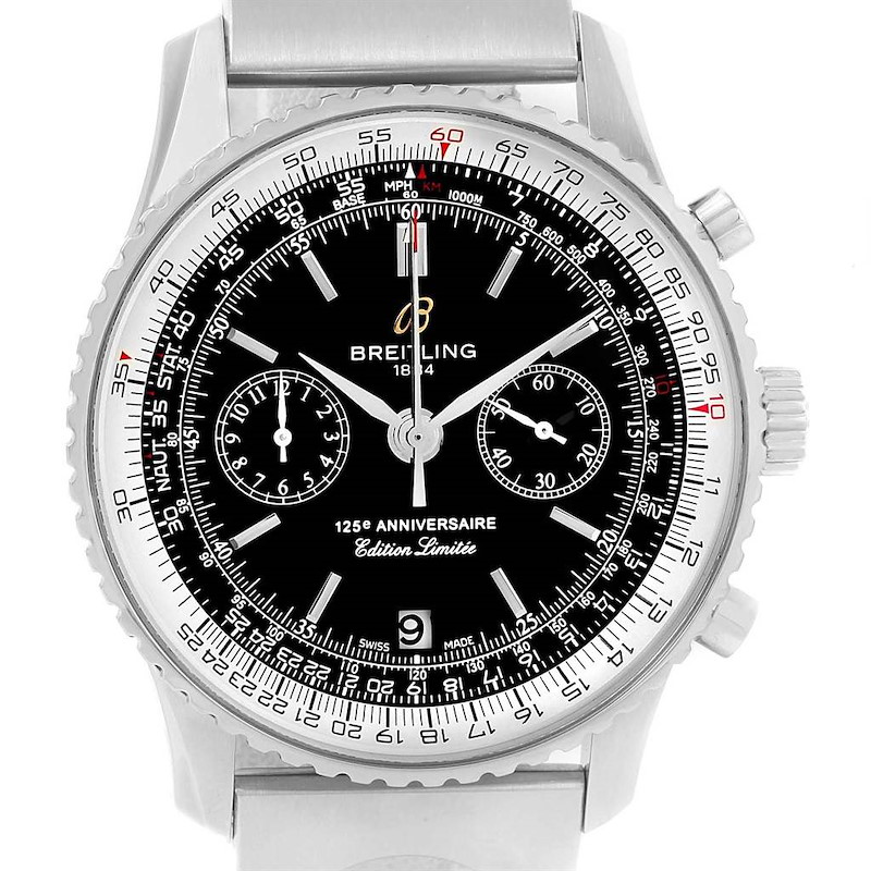 Breitling Navitimer 125th Anniversary LE Mens Watch A26322 Box Papers SwissWatchExpo