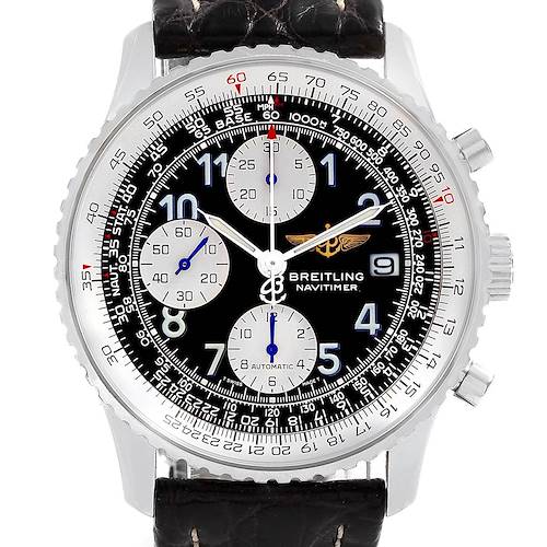 Photo of Breitling Navitimer II Black Dial Chronograph Mens Watch A13322
