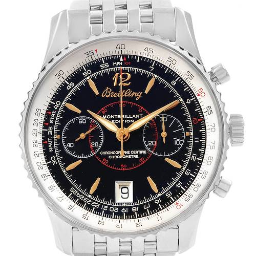 Photo of Breitling Montbrillant Edition Steel Mens Watch A48330