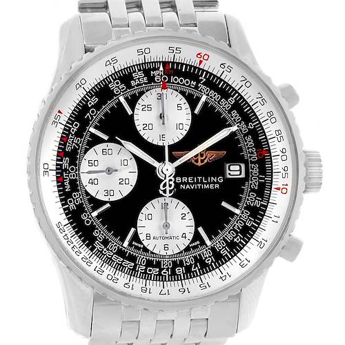 Photo of Breitling Navitimer II Black Dial Chronograph Mens Watch A13322
