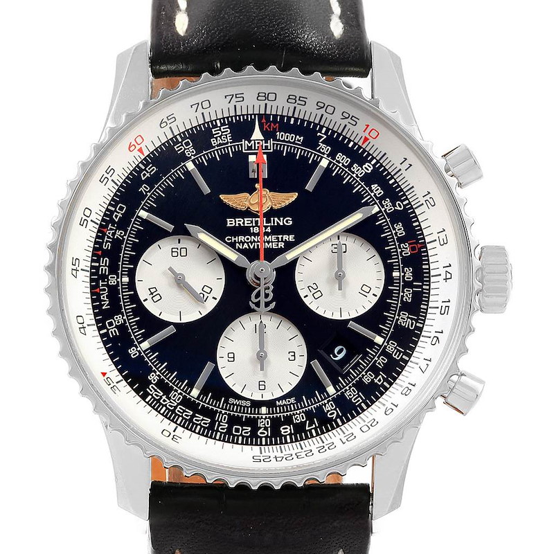 Breitling Navitimer 01 Black Dial Automatic Mens Watch AB0120 SwissWatchExpo