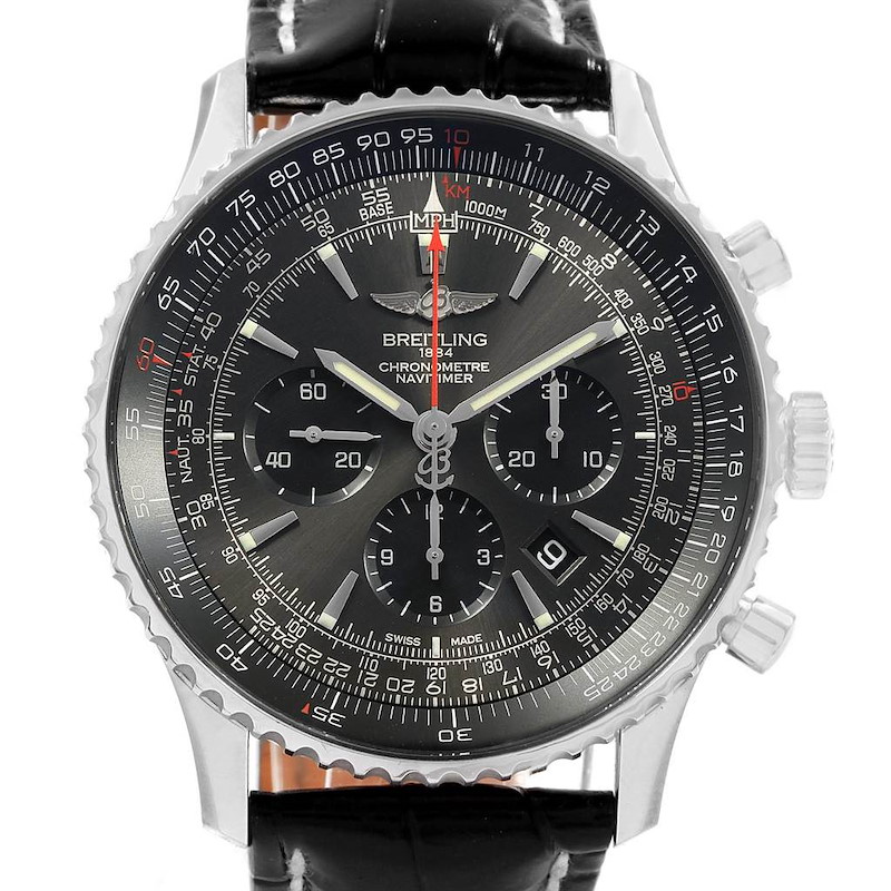 Breitling Navitimer 01 Stratos Gray Dial Limited Edition Watch AB0127 SwissWatchExpo