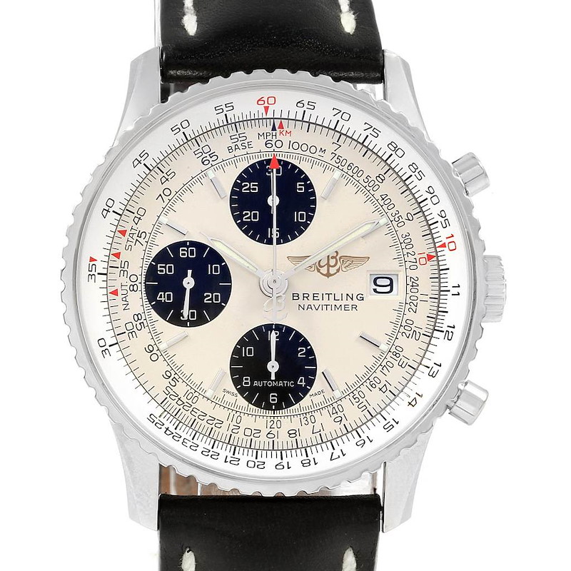 Breitling Navitimer Heritage Panda Dial Mens Watch A13324 Box Papers SwissWatchExpo