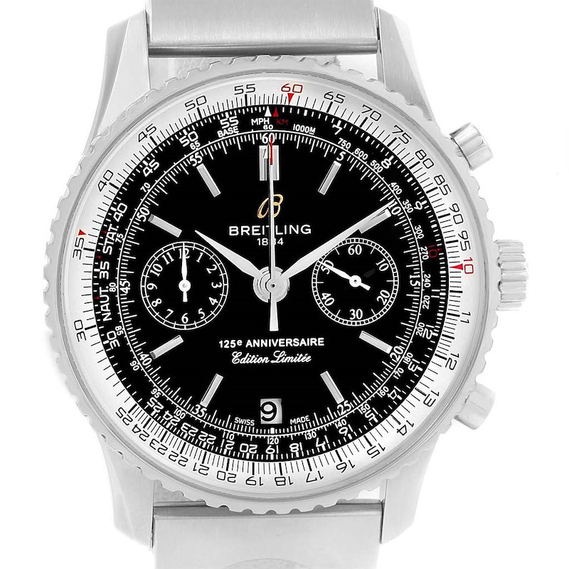 Breitling Navitimer 125th Anniversary LE Mens Watch A26322 Box SwissWatchExpo