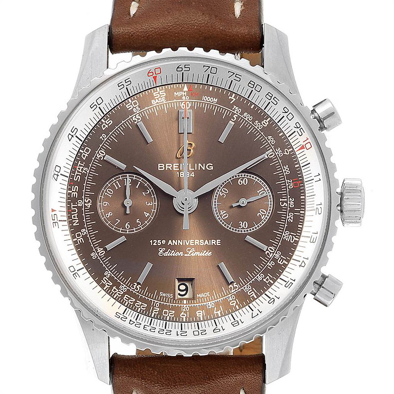 Breitling Navitimer 125th Anniversary LE Mens Watch A26322 Box SwissWatchExpo