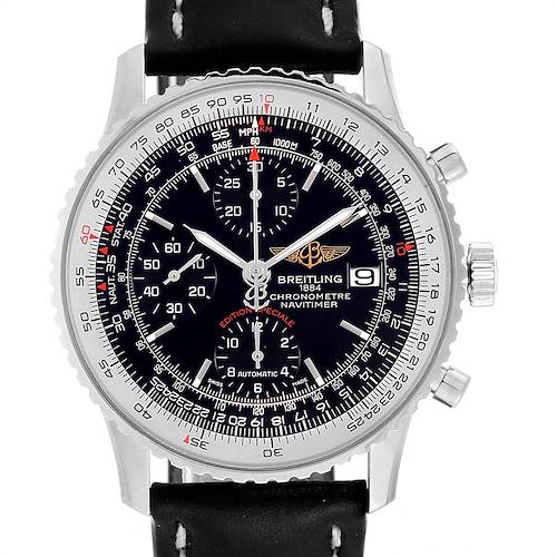 Photo of Breitling Navitimer Heritage Black Dial Mens Watch A13324 Box Papers