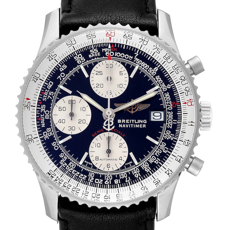 Breitling Navitimer Fighter Chronograph Mens Watch A13330 Box Papers SwissWatchExpo