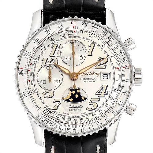 Photo of Breitling Navitimer Montbrillant Eclipse Moonphase Mens Watch A43030