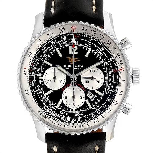 Photo of Breitling Navitimer 50th Anniversary Black Dial Steel Mens Watch A41322