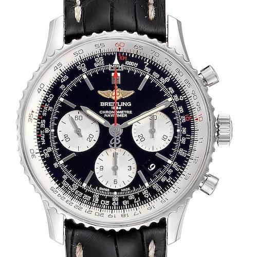 Photo of Breitling Navitimer 01 Black Strap Automatic Mens Watch AB0120
