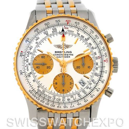 Photo of Breitling Navitimer Steel and Gold Automatic Watch D23322