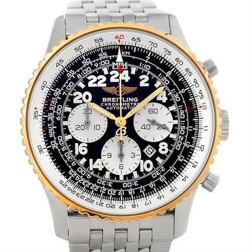 Photo of Breitling Navitimer Cosmonaute Chrono Steel and 18K Yellow Gold D22322