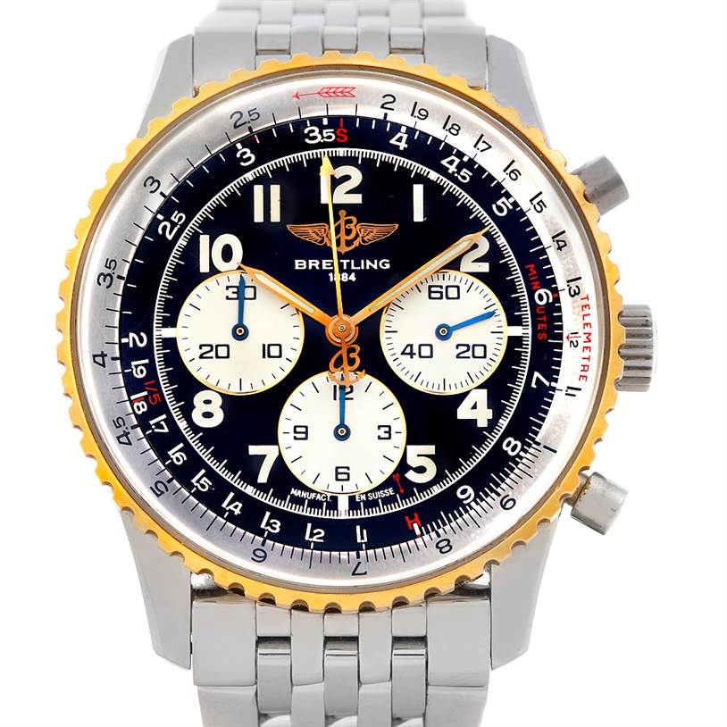 Breitling Navitimer 92 Steel and Gold Automatic Watch D30022