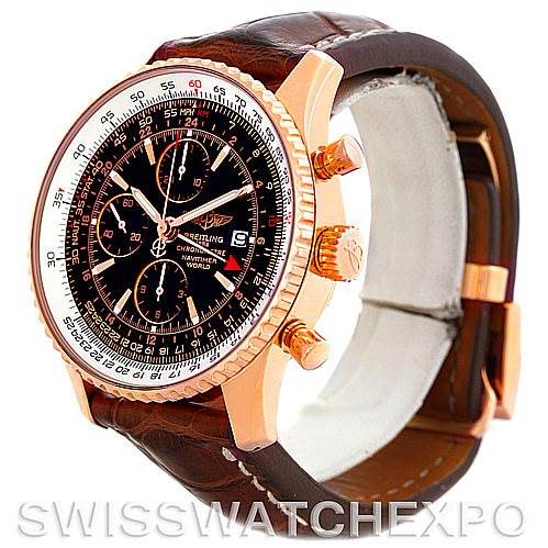 Breitling Navitimer World 111 18K Rose Gold LE Watch H24322 SwissWatchExpo