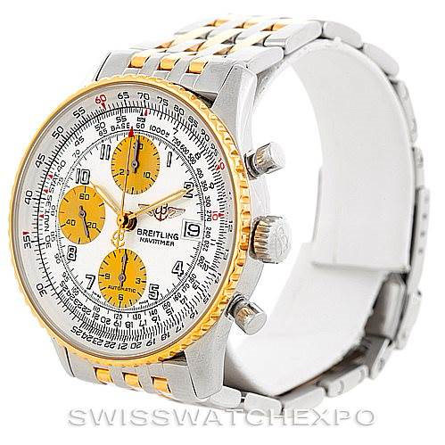 Breitling Navitimer Steel and Gold Automatic Watch D13322 SwissWatchExpo