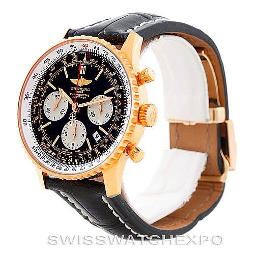 Breitling Navitimer 18K Rose Gold Limited Edition Watch RB0121 SwissWatchExpo