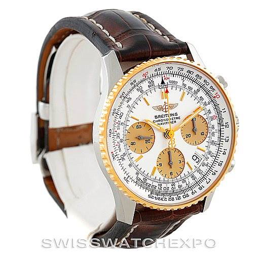 Breitling Navitimer Steel and Gold Automatic Watch D23322 SwissWatchExpo