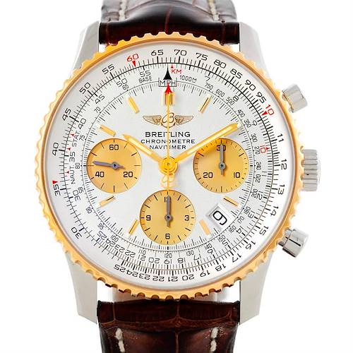 Photo of Breitling Navitimer Steel and Gold Automatic Watch D23322