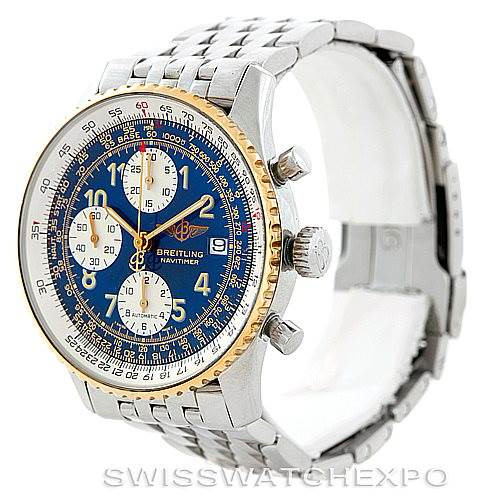 Breitling Navitimer II Automatic Steel and 18K Yellow Gold Watch D13022 SwissWatchExpo