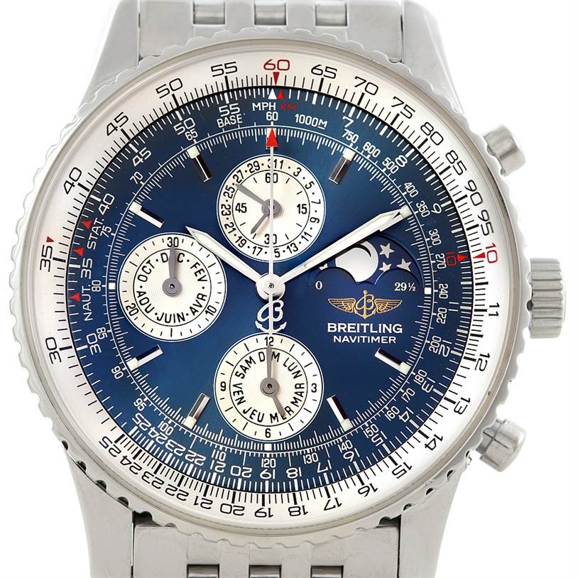 Breitling Navitimer Montbrillant Olympus Mens Watch A19340 | SwissWatchExpo