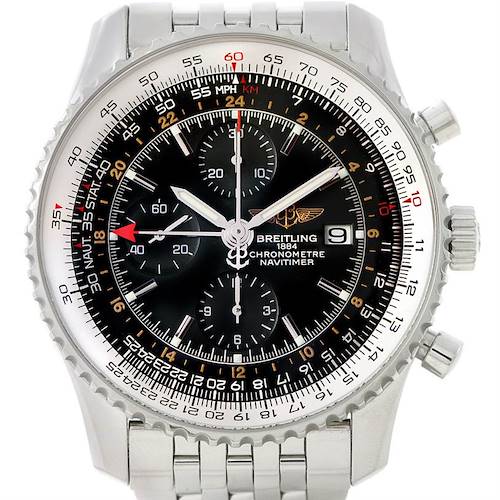 Photo of Breitling Navitimer World Chronograph Steel Watch A24322