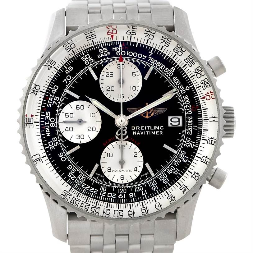 Breitling Navitimer Fighter Automatic Chronograph Steel Watch A13330 ...