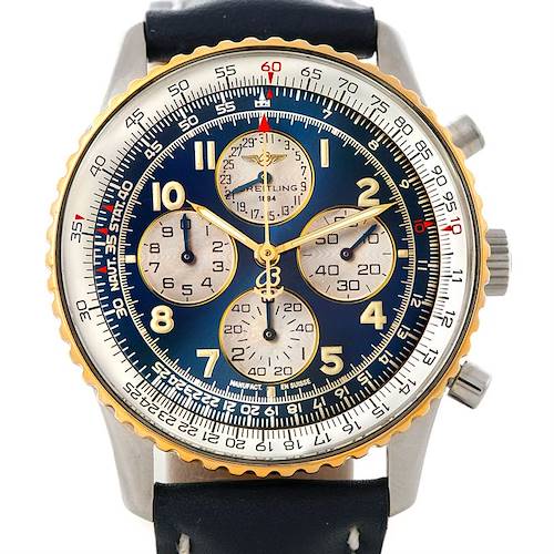 Photo of Breitling Navitimer Airborne Steel 18K Yellow Gold Watch D33030