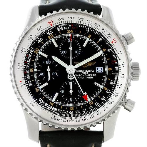 Photo of Breitling Navitimer World Chronograph Steel Watch A24322