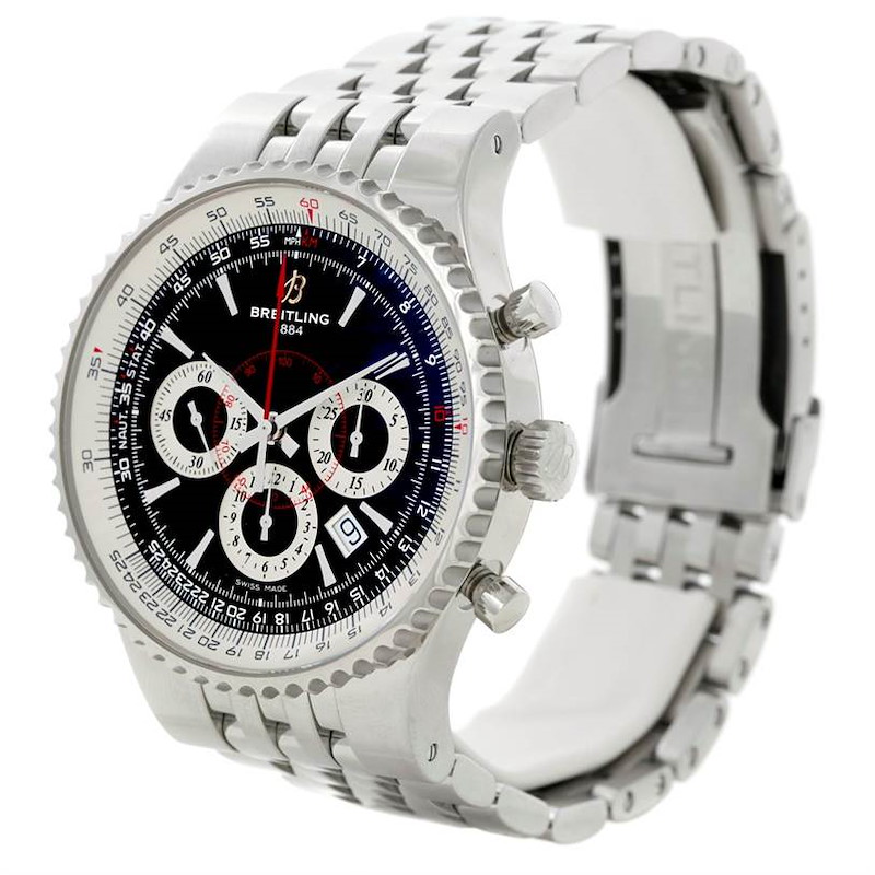 Breitling Montbrillant 47 Steel Mens Limited Edition Watch A23351 SwissWatchExpo