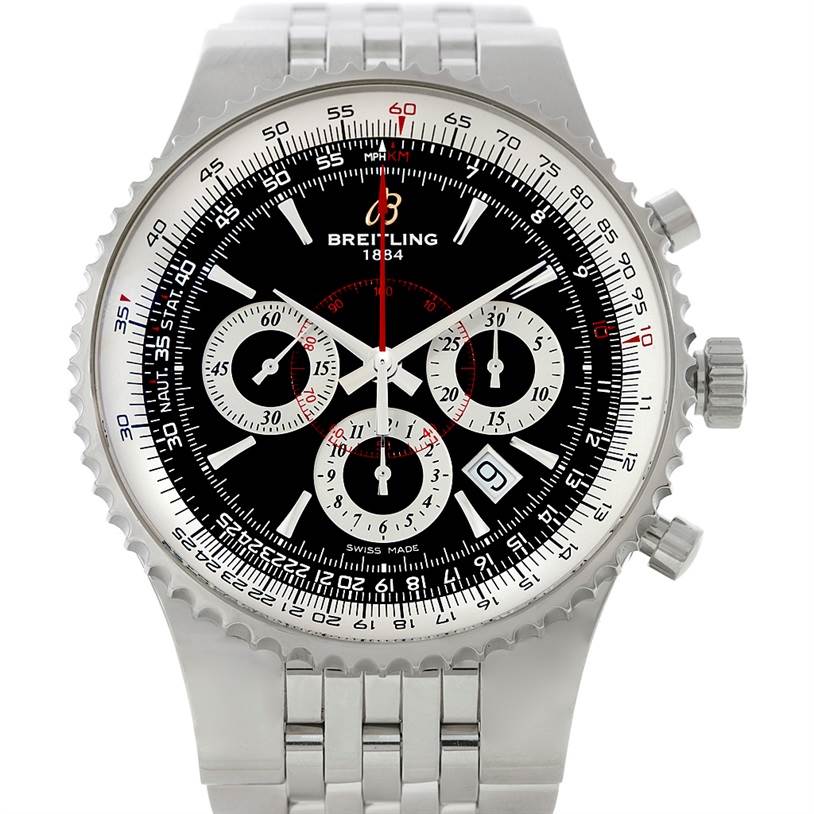 Breitling Montbrillant 47 Steel Mens Limited Edition Watch A23351 ...