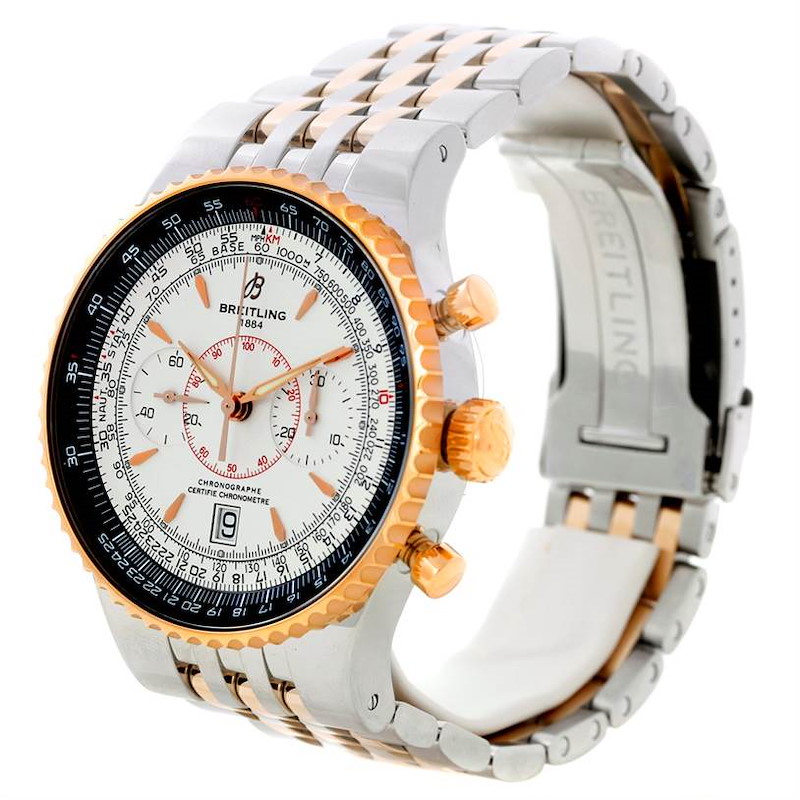Breitling Montbrillant Legende Steel Rose Gold Watch C23340 SwissWatchExpo