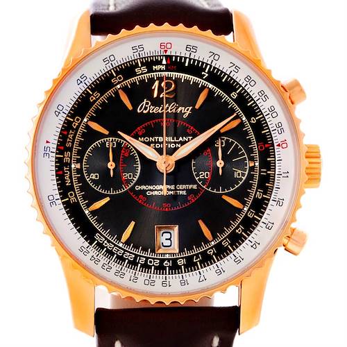 Photo of Breitling Navitimer Montbrillant Limited Rose Gold Watch H48330