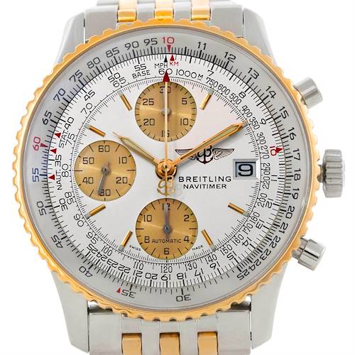 Photo of Breitling Navitimer Steel and Gold Automatic Watch D13322