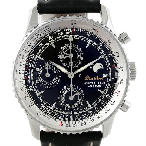Photo of Breitling Navitimer Monbrillant 1461 Jours Mens Moonphase Watch A19030