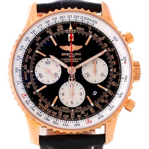 Photo of Breitling Navitimer 01 18K Rose Gold Watch RB0120