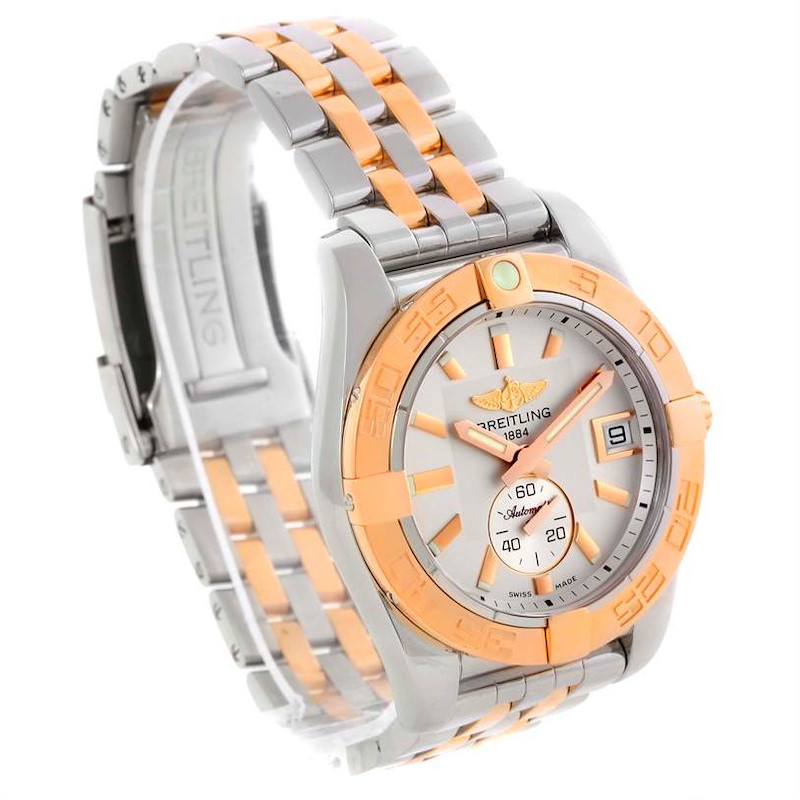 Breitling Galactic 36 Stainless Steel Rose Gold Watch C37330 SwissWatchExpo