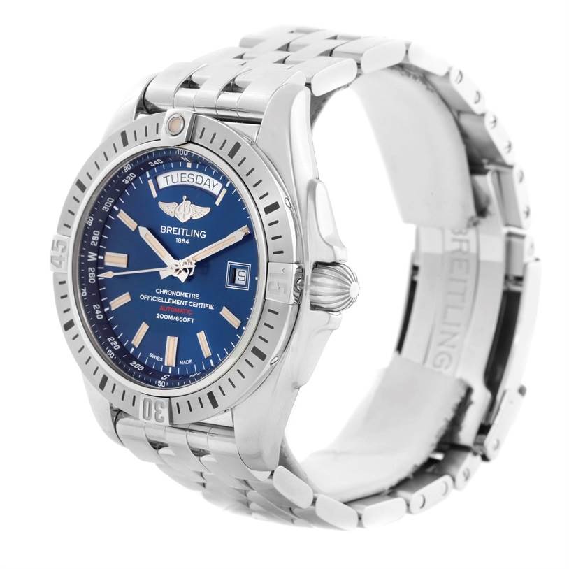 breitling galactic 44 blue