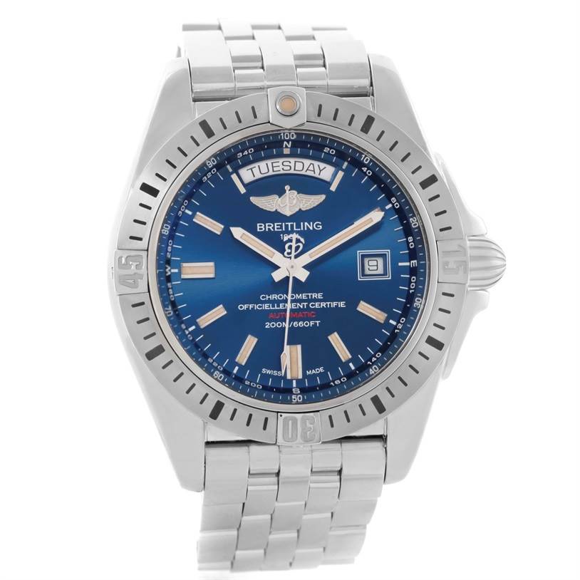 breitling galactic 44 blue