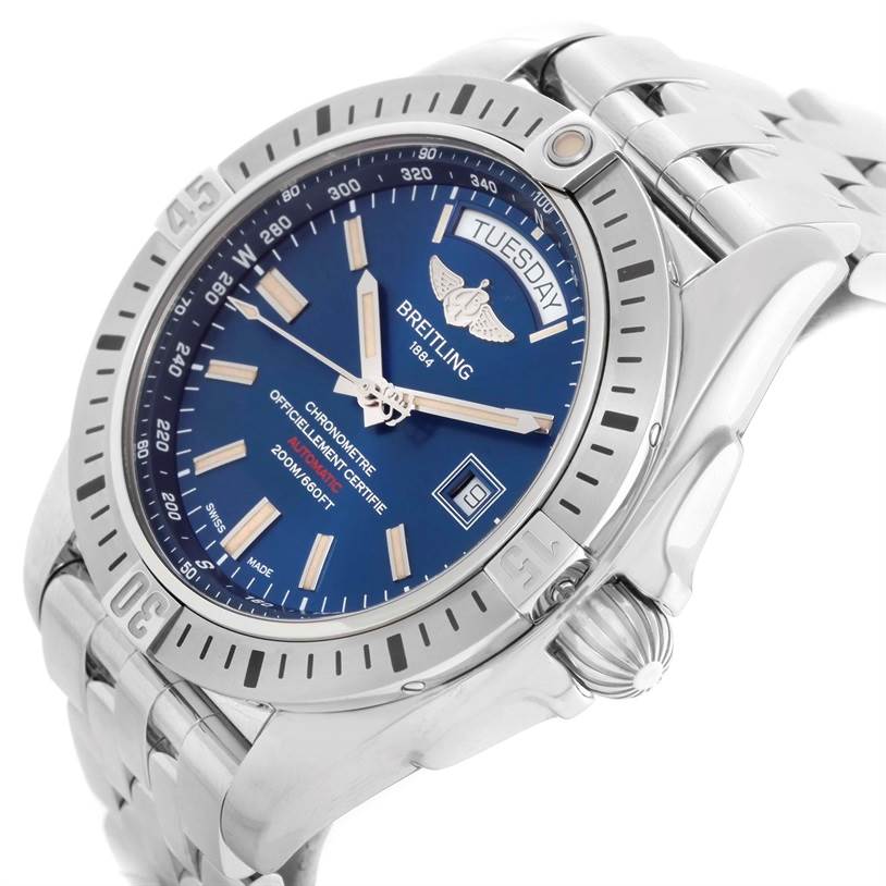 breitling galactic 44 blue