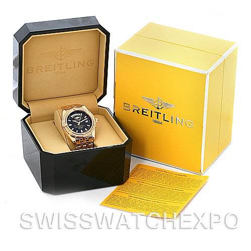 Breitling Windrider Yellow Gold | Stock 4084 | SwissWatchExpo