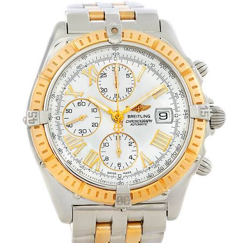 Photo of Breitling Windrider Chronomat Steel and 18K Yellow Gold Watch D13055