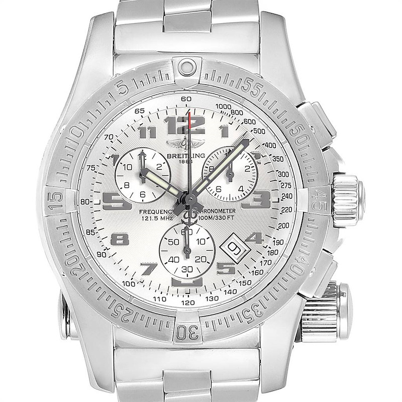 Breitling Professional Emergency Mission Chronograph Mens Watch A73322 SwissWatchExpo