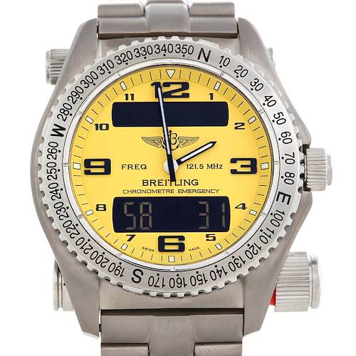 Photo of Breitling Professional Emergency Watch LCD Quartz Titanium E76321