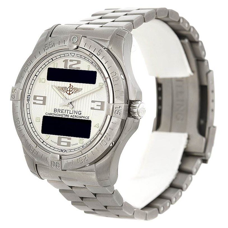 Breitling Professional Aerospace Avantage Titanium Quartz Watch E7936210 SwissWatchExpo