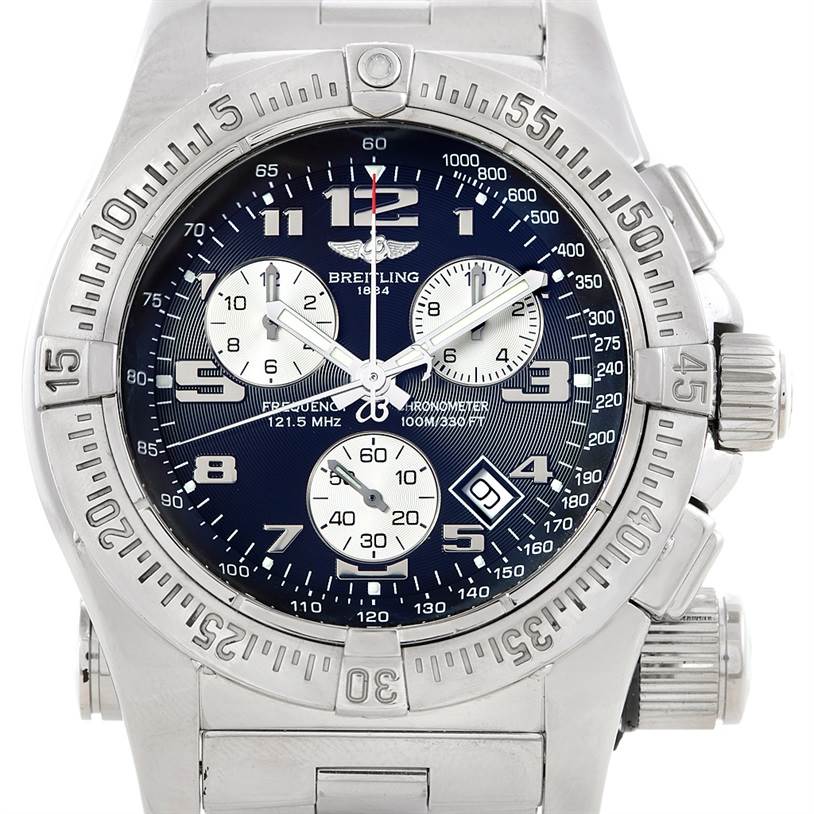 Breitling Professional Emergency Chronograph Mission Watch A73322 ...