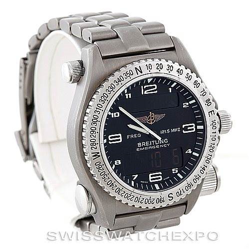 Breitling Professional Emergency Quartz Titanium Watch E56121 SwissWatchExpo