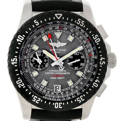 Photo of Breitling Skyracer Raven Steel Rubber Watch A27364