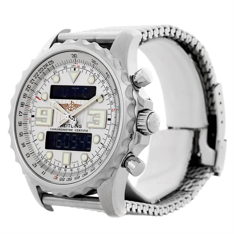Breitling Professional Chronospace Steel Mens Watch A78365 SwissWatchExpo