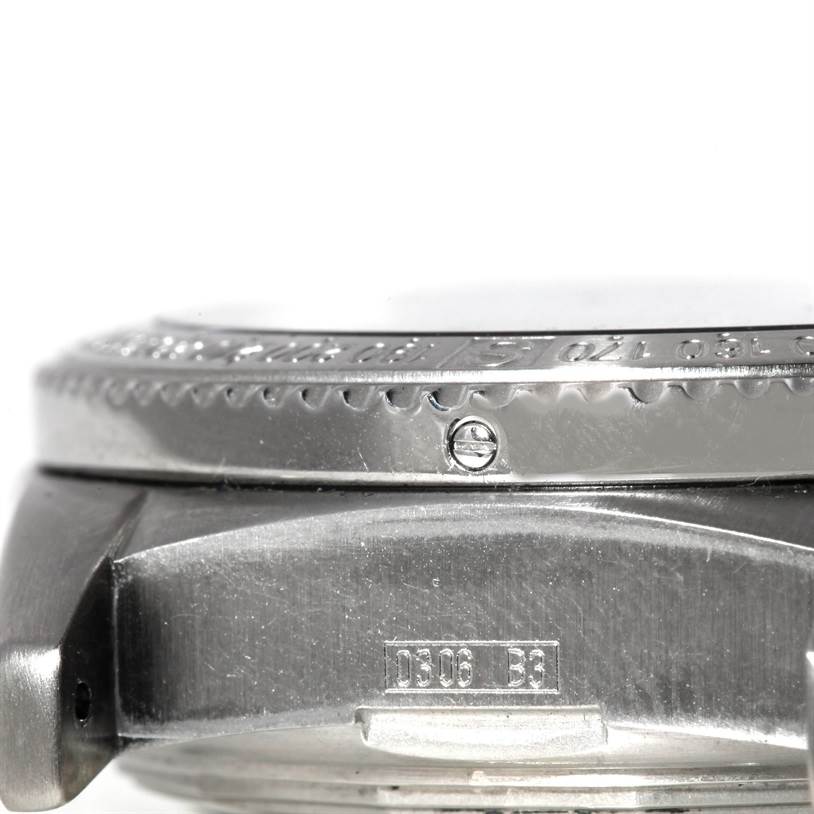 The image shows a side view of the Breitling Professional Series A42362 Men's Stainless Steel Grey Dial A42362 Men's Stainless Steel Grey Dial watch, focusing on the bezel and part of the case with identification markings.