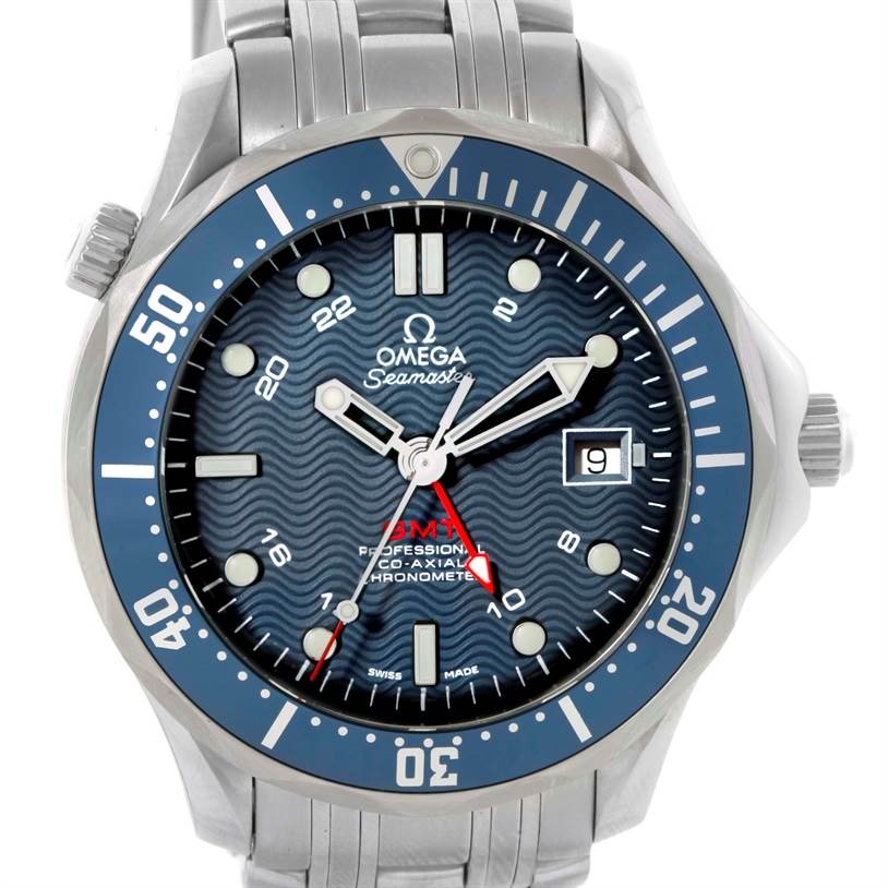 Omega Seamaster James Bond 300M GMT Watch 2535.80.00 Box Papers ...